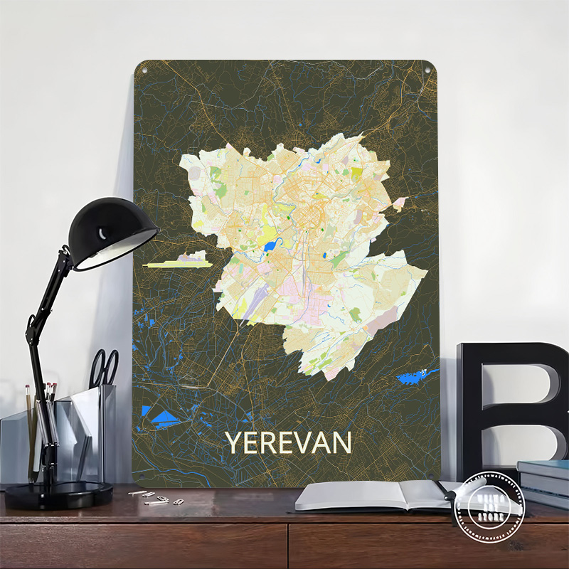 Poster Peta Kota Yerevan dari  - Custom Map Poster ulasan dan harga