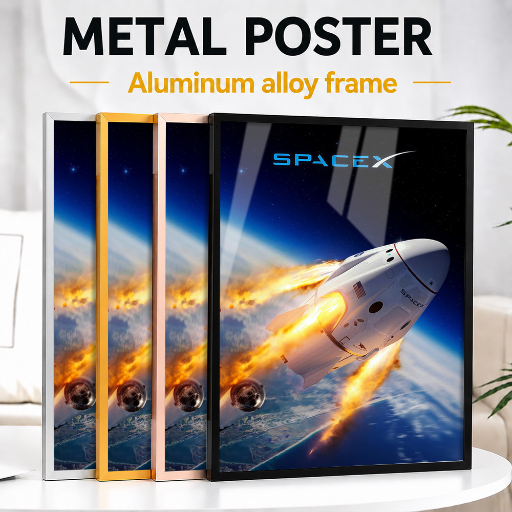 Poster Logam Aluminium Berbing - Custom Map Poster ulasan dan harga